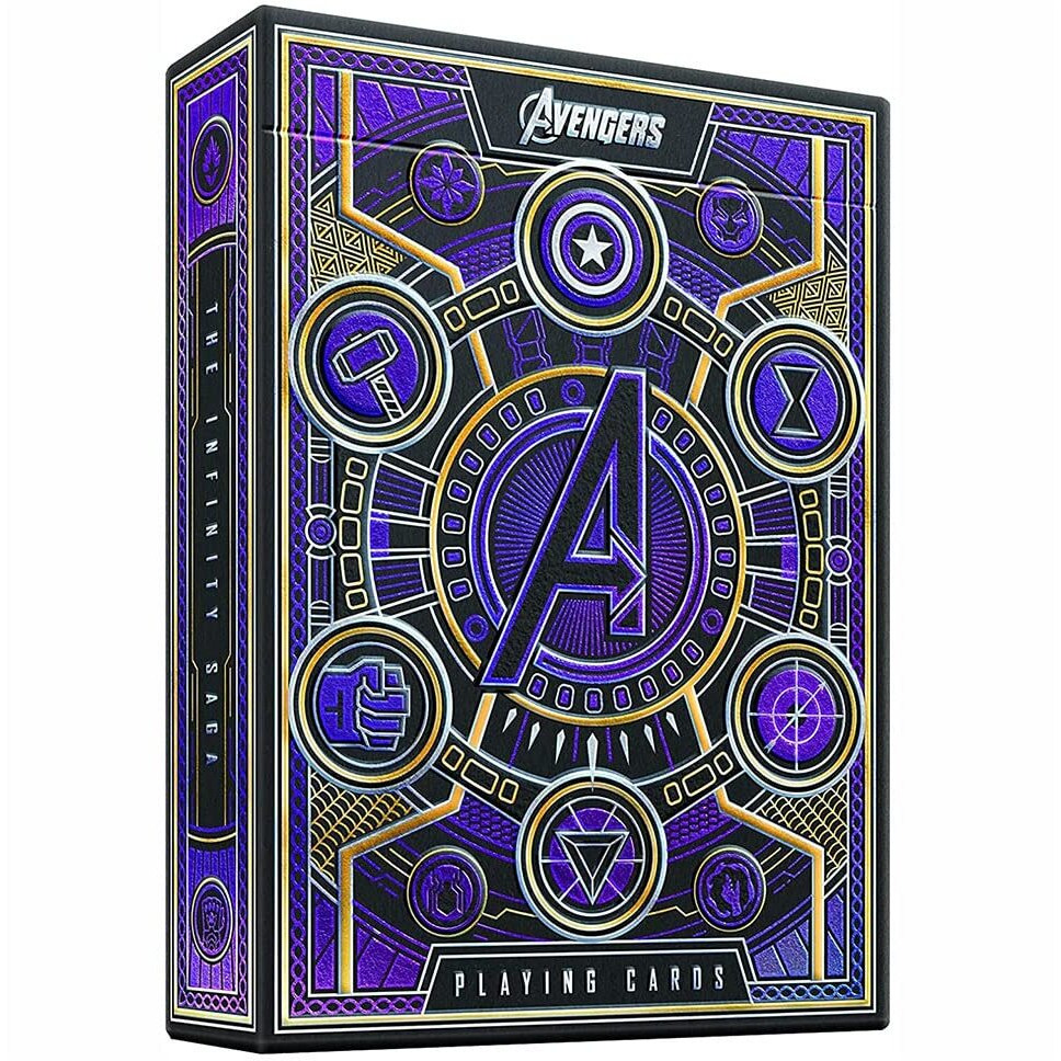 Theory11 Avengers Purple Edition Premium Playing Cards - Marvel Studios' The Infinity Saga Deck