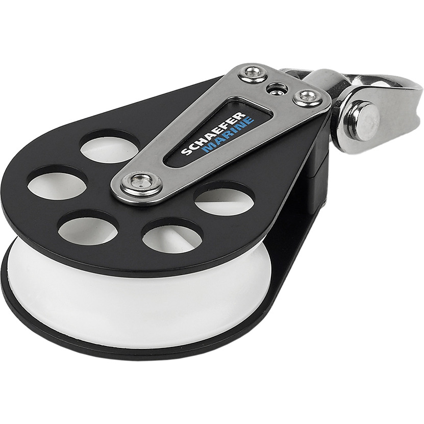 Schaefer Single Aluminum Block - 60Mm Sheave