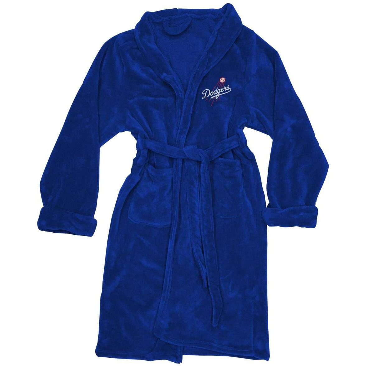 Northwest Mlb Los Angeles Dodgers Unisex-Adult Silk Touch Bath Robe, Large/X-Large, Team Colors