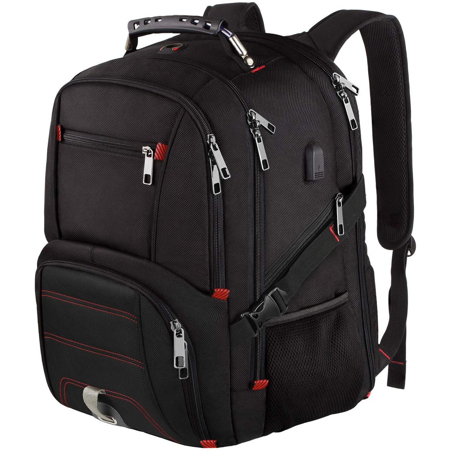 Ltinveck Travel Laptop Backpack, Extra Large Backpack For Men Women With Usb Charging Port, Tsa Friendly Heavy Duty Big Business Computer Bag Tech Backpacks Bag Fit 17 Inch Laptops, Rfid Backbag