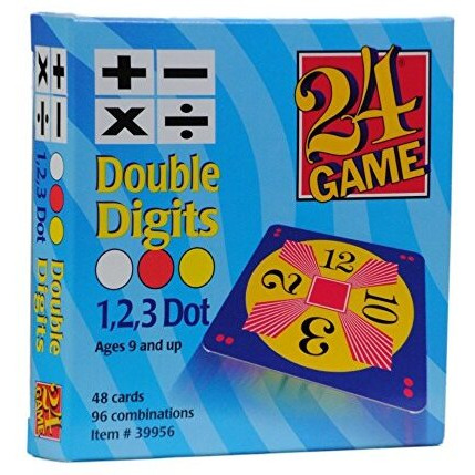24 Game Cards Original Double Digits