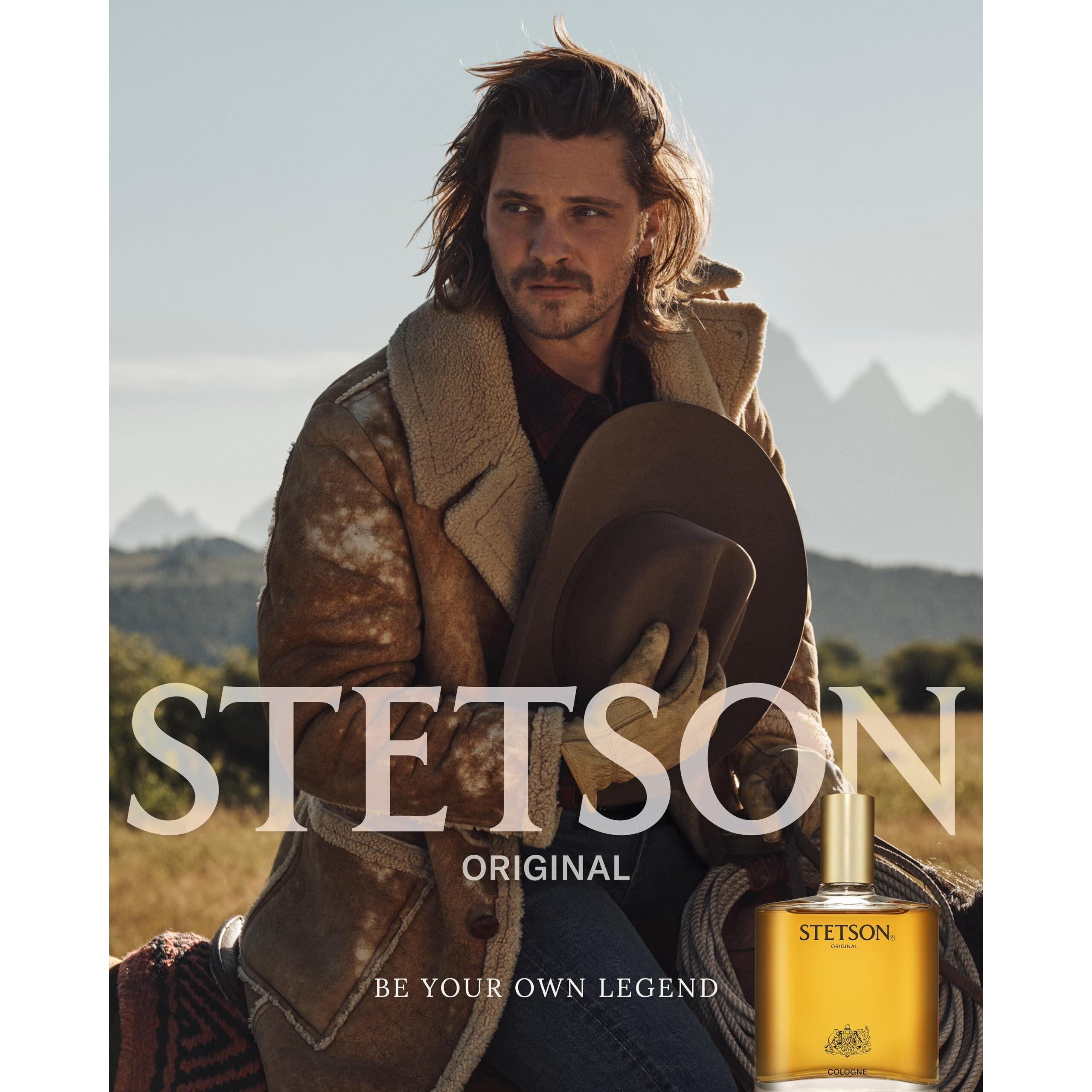 Stetson Original Cologne Splash For Men, 3.5 Fl Oz