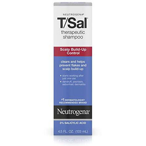 Neutrogena T/Sal Therapeutic Shampoo, Scalp Build-Up Control 4.5 Oz