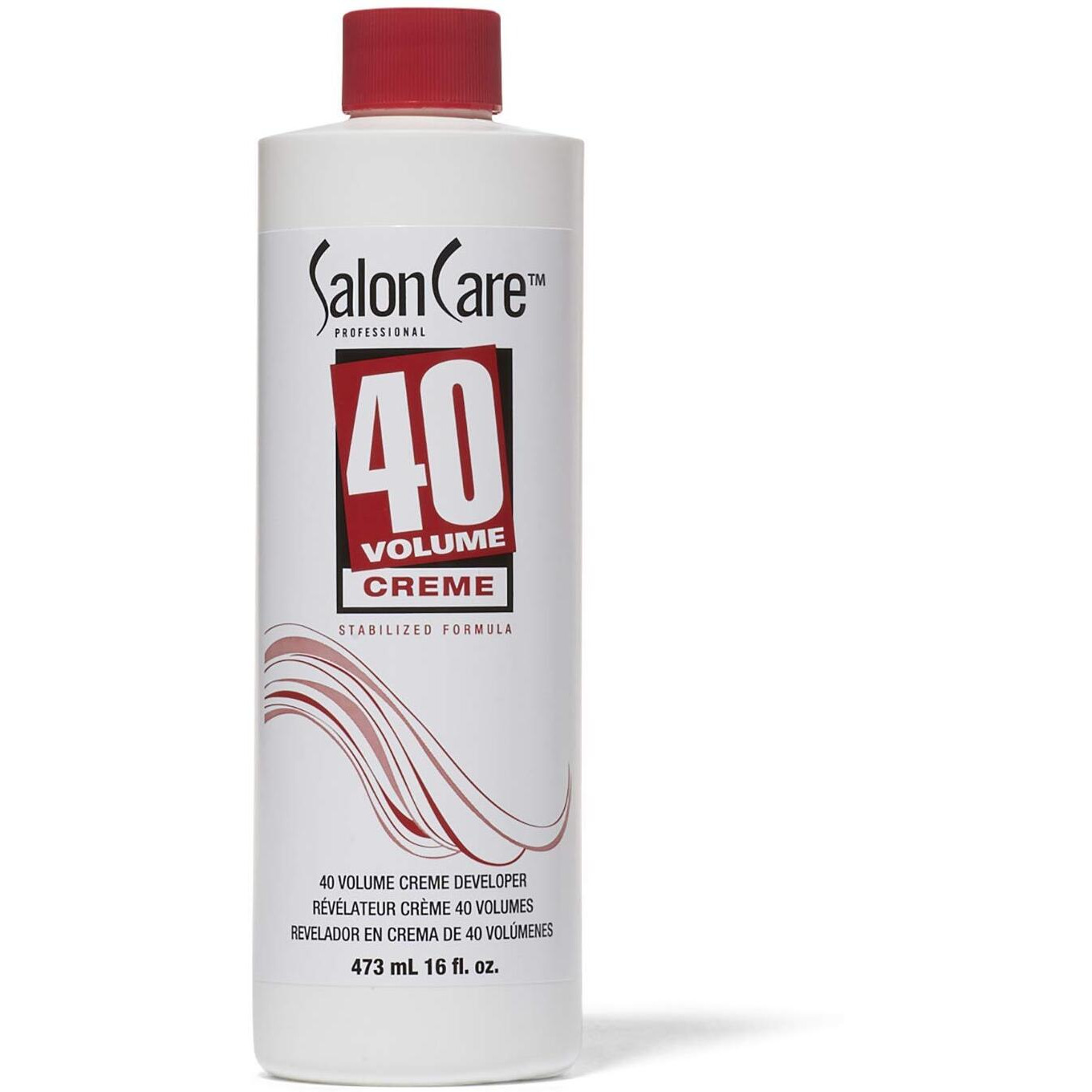 Salon Care 40 Volume Creme Developer, Strong Lift Formula, Easy To Handle Cream Consistency, Can Be Used As A Bleach Booster, 16 Ounce