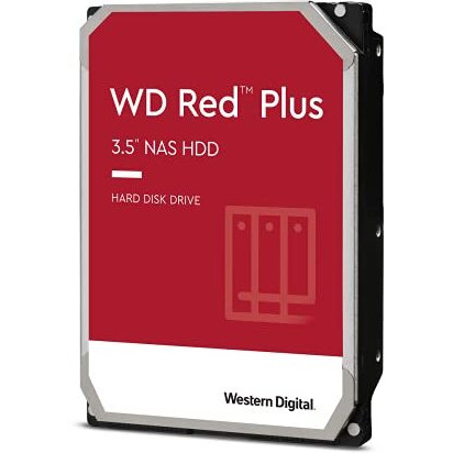 Western Digital 6Tb Wd Red Plus Nas Internal Hard Drive Hdd - 5400 Rpm, Sata 6 Gb/S, Cmr, 64 Mb Cache, 3.5"" - Wd60Efrx