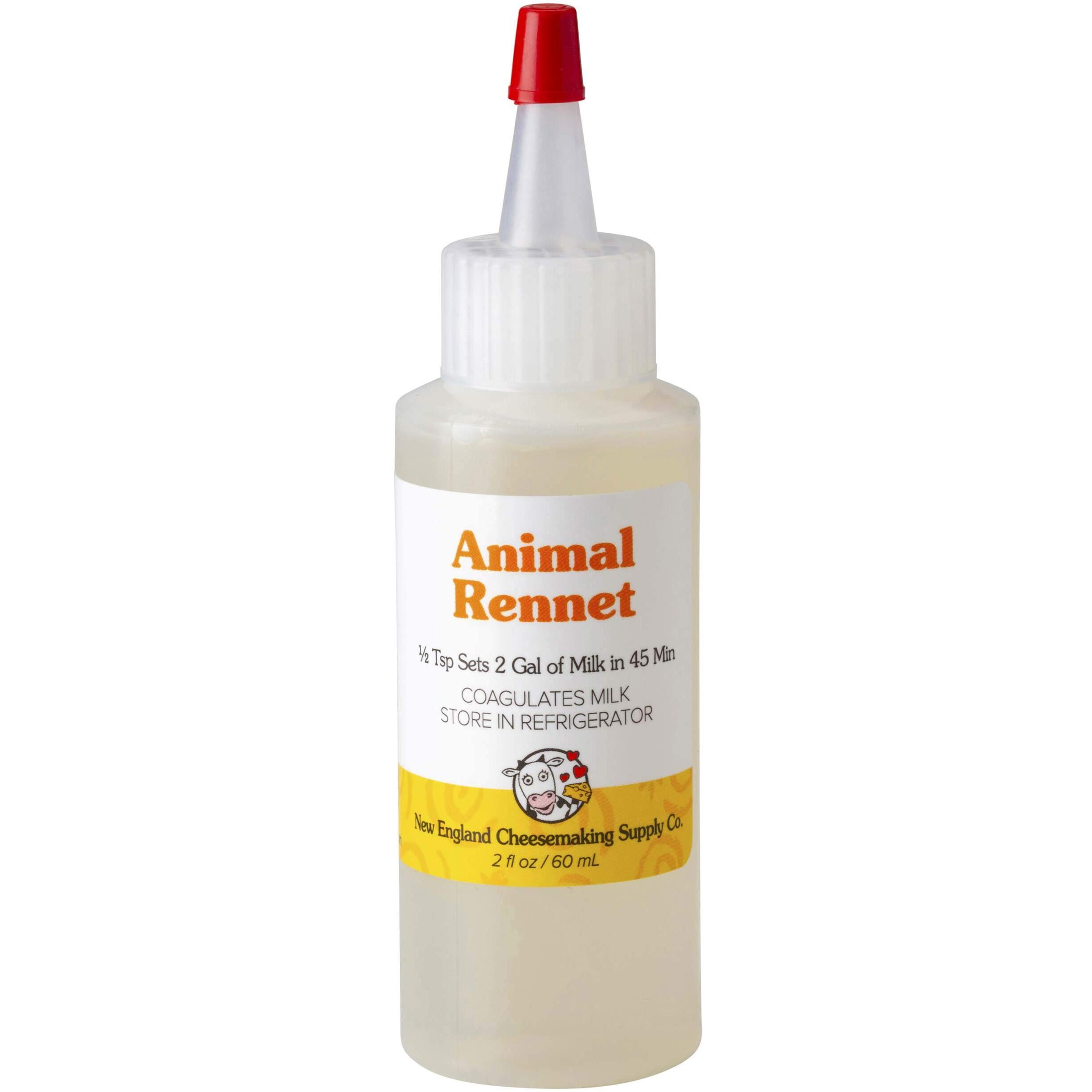 Liquid Rennet - Animal Rennet For Cheese Making (2 Oz)