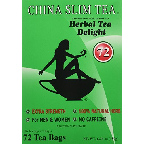 China Slim Tea Extra Strength For Men And Women 72 Tea Bags