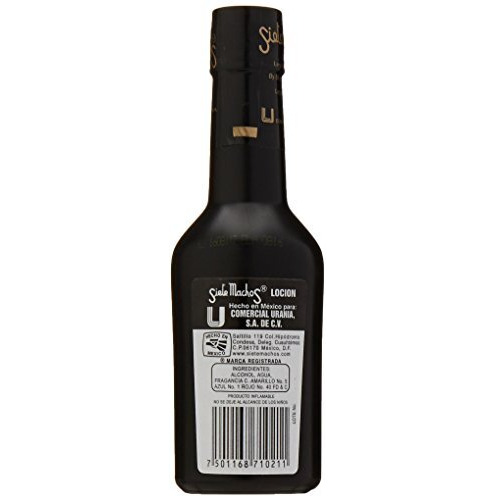 Siete Machos Urania Original Cologne 372 Oz (110Ml) (1 Pack)
