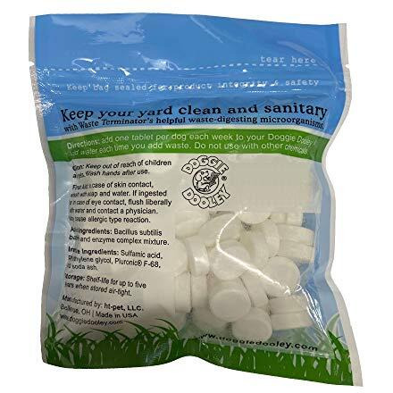 Doggie Dooley 36 Waste Tablets, White