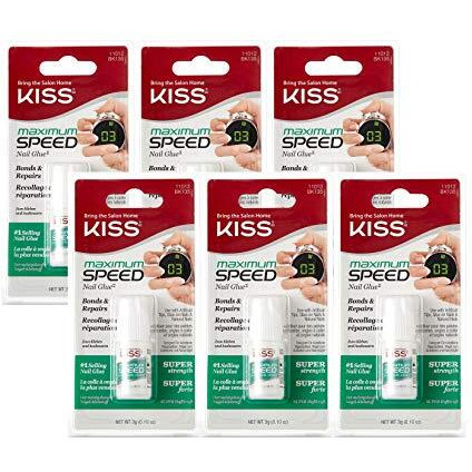 Kiss Products Maximum Speed Nail Glue Bk135 (6 Pack)