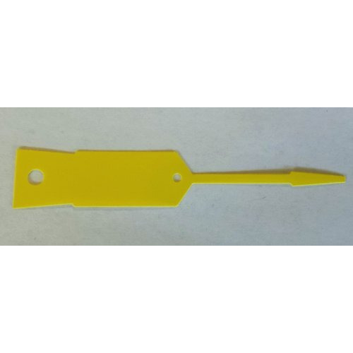 Yellow Self-Locking Arrow Key Tags (1,000 Per Pack) Size 4 1/2"" X 3/4"" (Yellow)