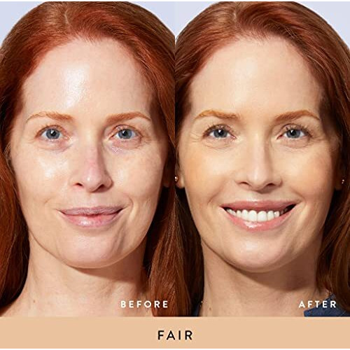 Laura Geller New York Award-Winning Baked Balance-N-Brighten Color Correcting Powder Foundation - Fair - Buildable Light To Medium Coverage - Demi-Matte Natural Finish