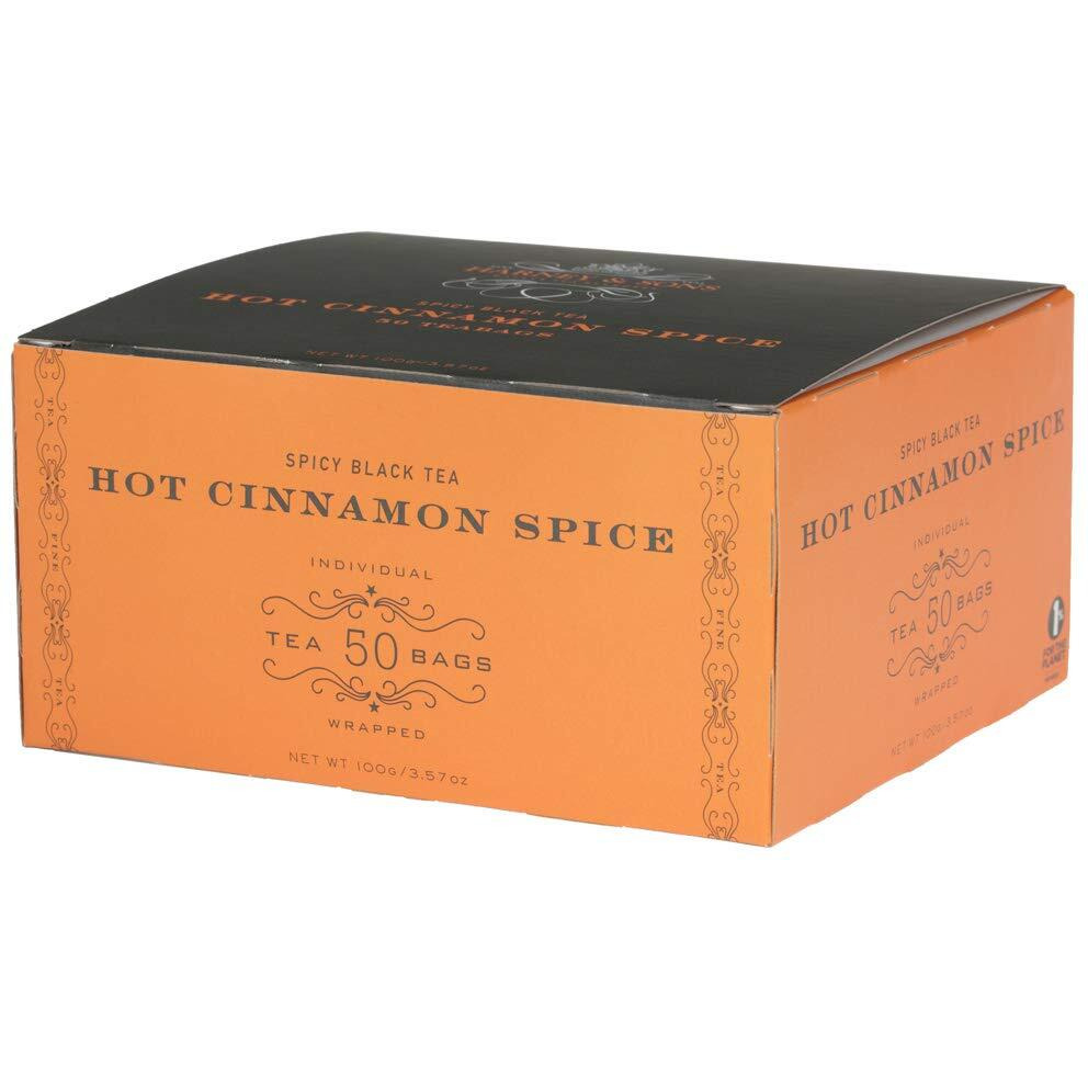 Harney & Sons Hot Cinnamon Spice Tea, 50 Tea Bags
