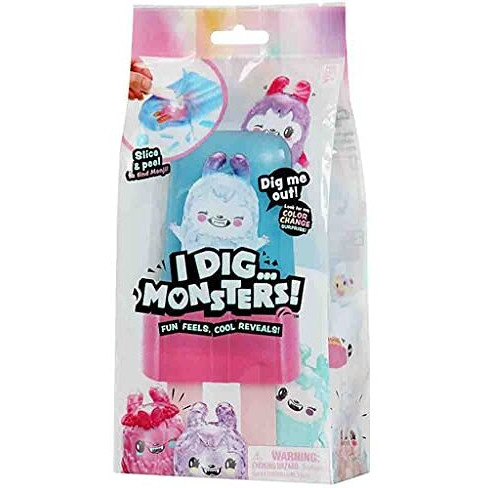 I Dig... Monsters Popsicle Pack - 1Pc Collectable Asmr Toy | Fun & Cute Stress Relief Toy - Styles May Vary