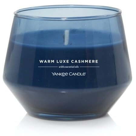 Yankee Candle Studio Candle With Essential Oils, Warm Luxe Cashmere, 10 Ounce (Pack Of 2)