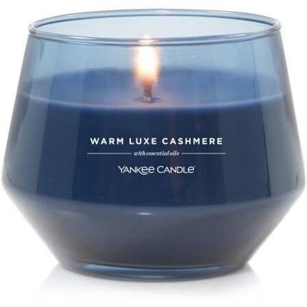 Yankee Candle Studio Candle With Essential Oils, Warm Luxe Cashmere, 10 Ounce (Pack Of 2)