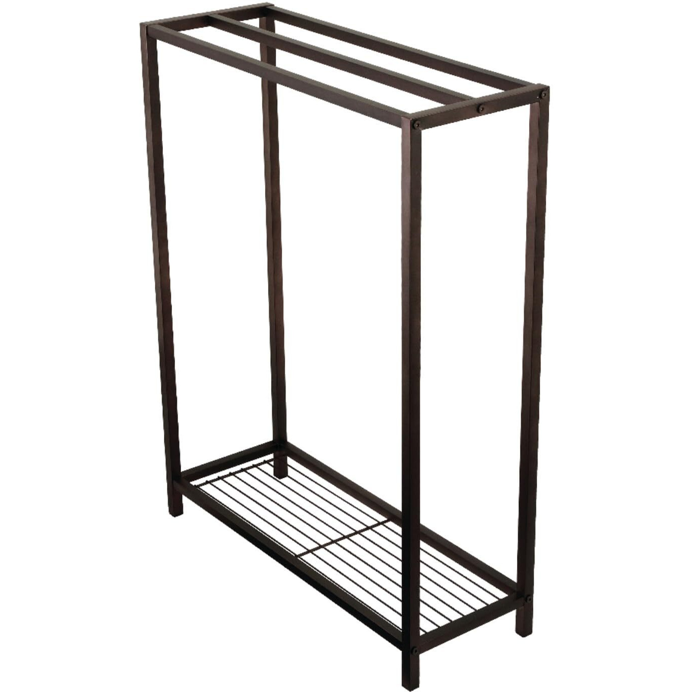Kingston Brass Scc8355 Edenscape Freestanding Towel Rack, 24.63 X 8.88 X 31.75, Oil Rubbed Bronze