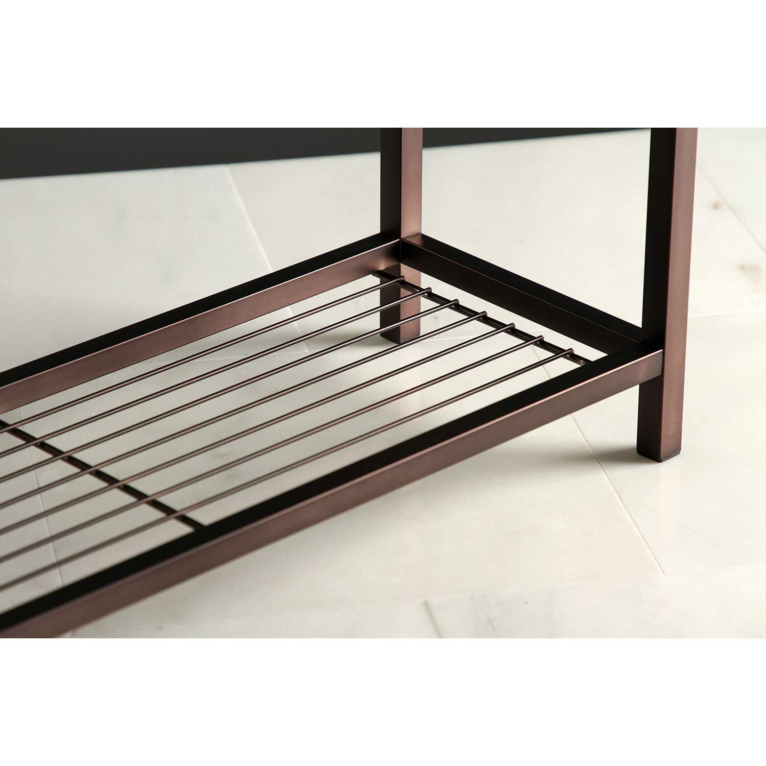 Kingston Brass Scc8355 Edenscape Freestanding Towel Rack, 24.63 X 8.88 X 31.75, Oil Rubbed Bronze
