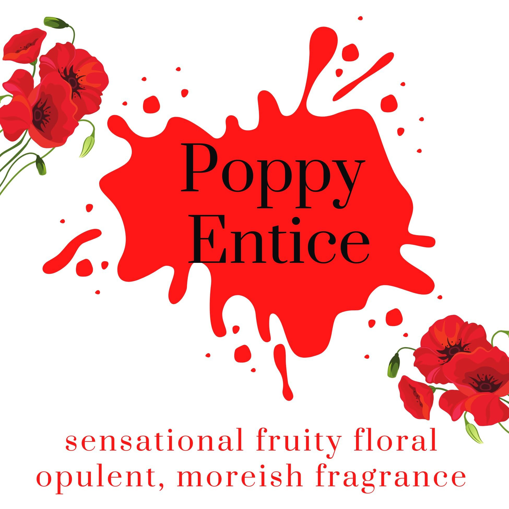 Air Jungles Poppy Entice Scent Reed Diffuser Set With Sticks 3.4 Fl Oz (Pack Of 3), Long-Lasting Essential Oil Air Freshener For Bathroom, Office, Gym, And Bedroom Fragrance Freshener