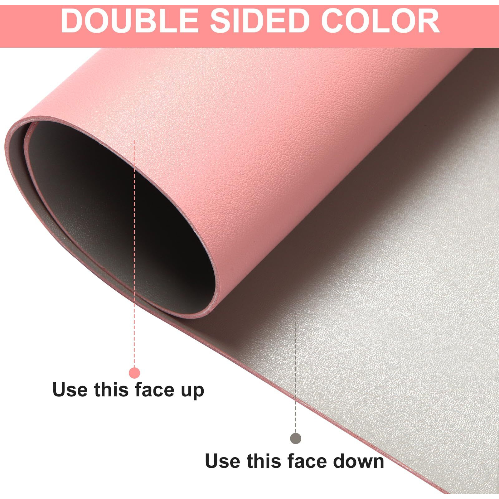 Makeup Mat For Vanity - Waterproof | Oil-Proof | Dust-Resistant | Soft And Comfortable Desk Protection, Ideal For Makeup Tables And Workbenches (15.7"&quotX31.5"", Pink)