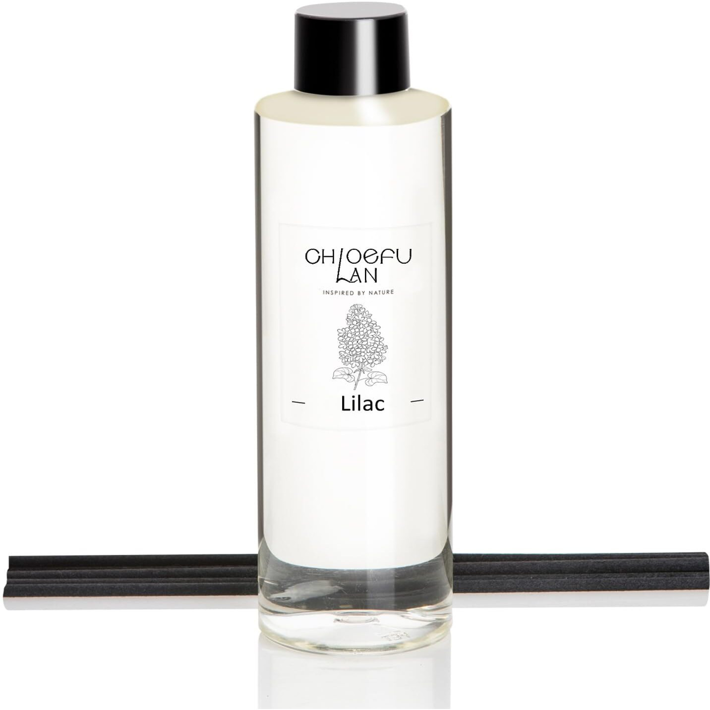 Chloefu Lan Lilac Scented Oil Diffuser Refill 6.76 Fl Oz Natural Fragrance Oil, Aromatherapy, Home Fragrance, Essential Oils, Oils For Re  D Diffuser, Bathroom Home Decor
