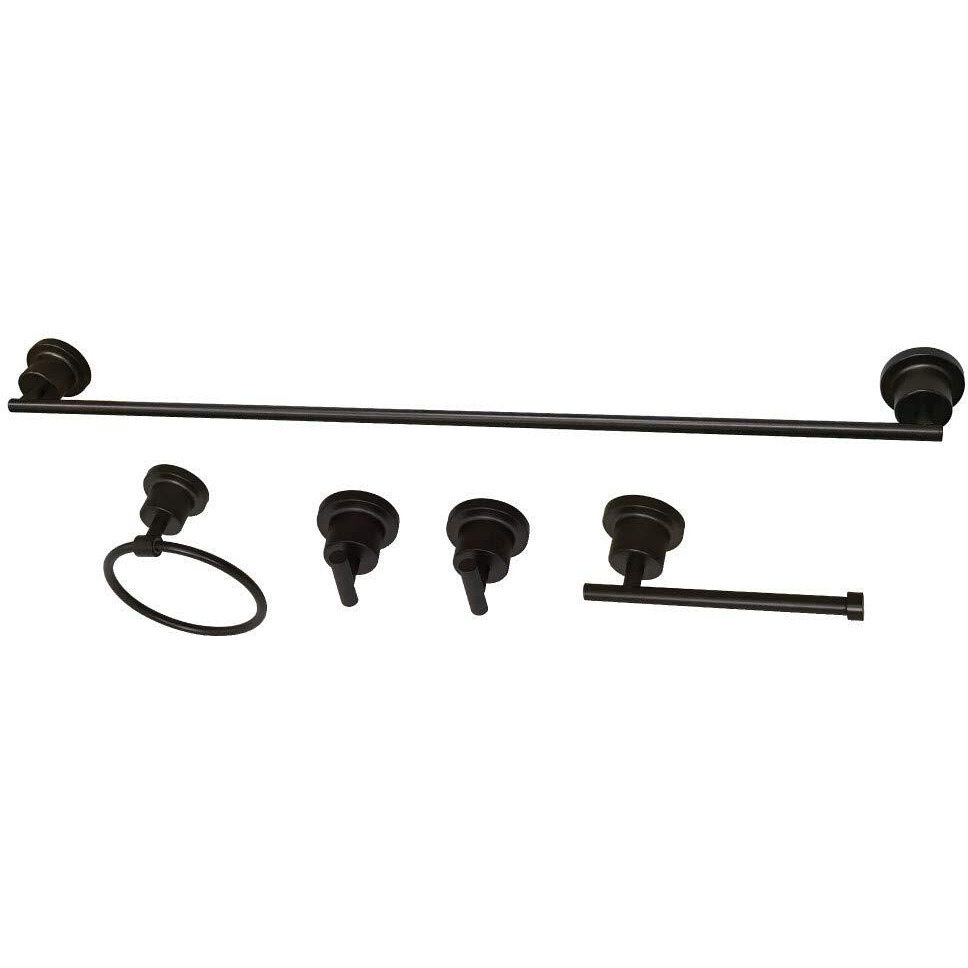 Kingston Brass Bah8230478Orb Concord Bathroom Hardware Set, 24.88 X 7.13 X 3.13, Oil Rubbed Bronze