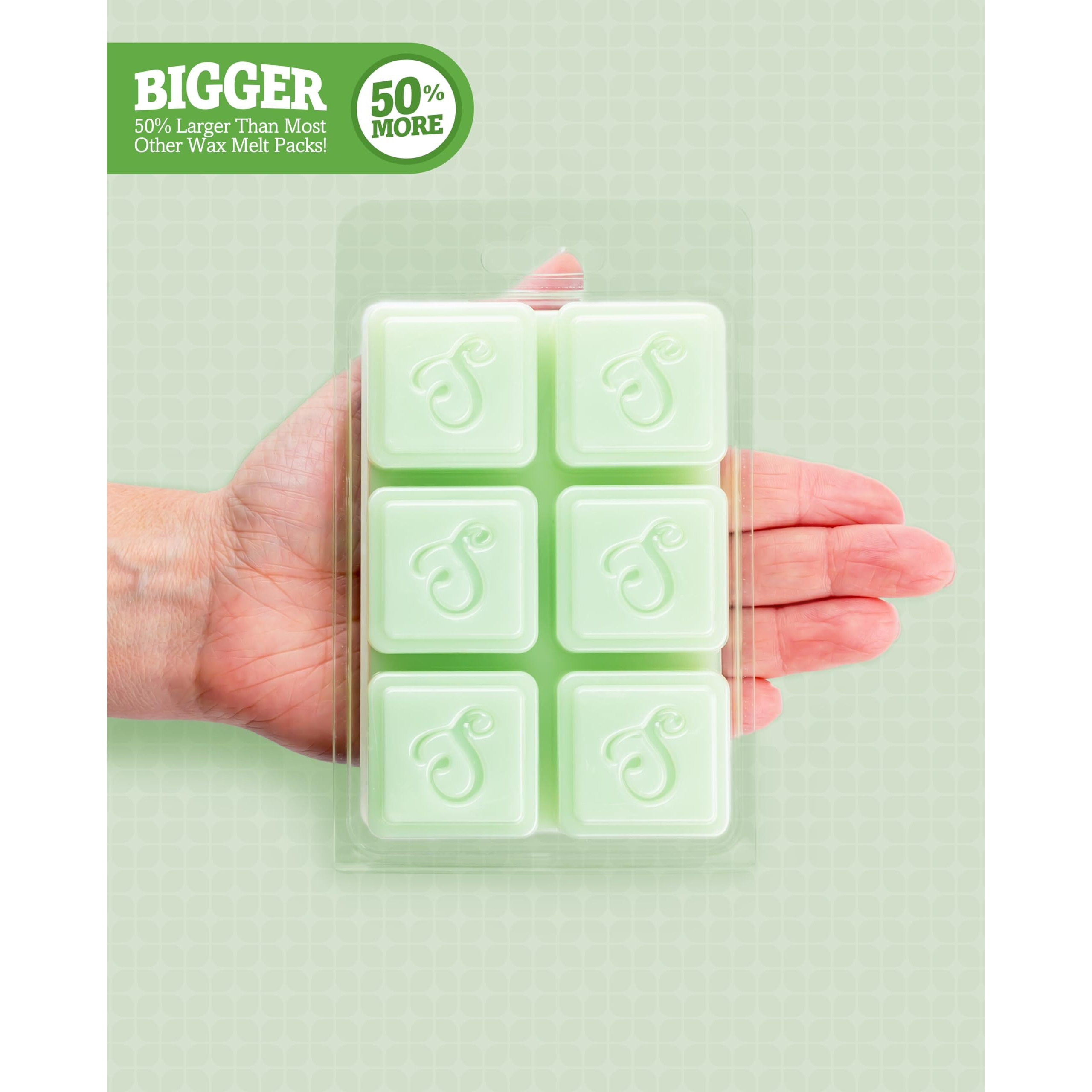 Shortie's Candle Company Christmas Tree Wax Melts Bulk Pack - Formula 117-4 Highly Scented 3 Oz. Bars (12 Oz. Total) - Made With Natural Oils - Christmas & Holiday Air Freshener Cubes Collection