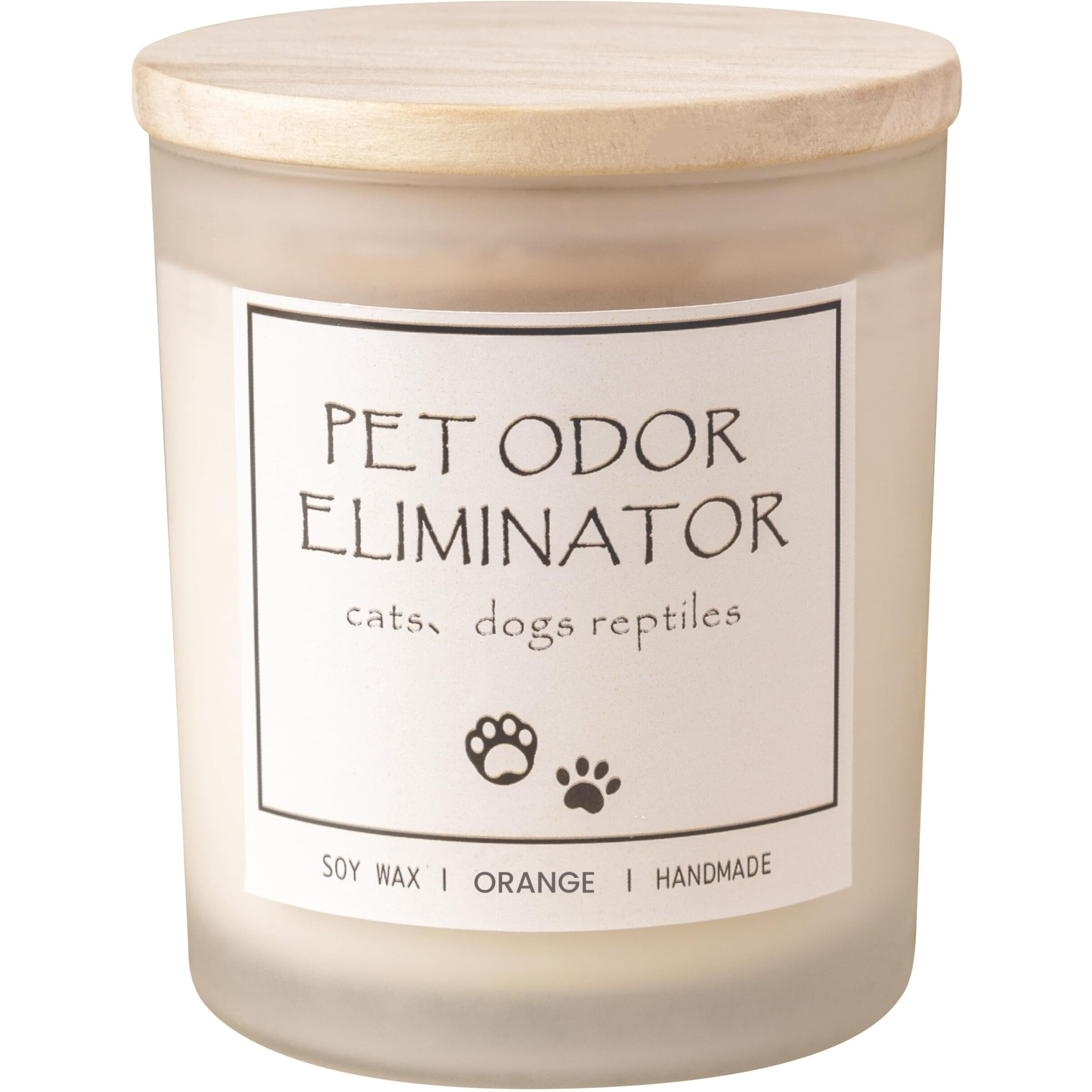 Pet Odor Eliminator Scented Candle - Deodorizing Candle For Pets, Pet Odor Freshener Candle, Dog Smell Eliminator For Home, Natural Soy Wax & Natural Essential Oils