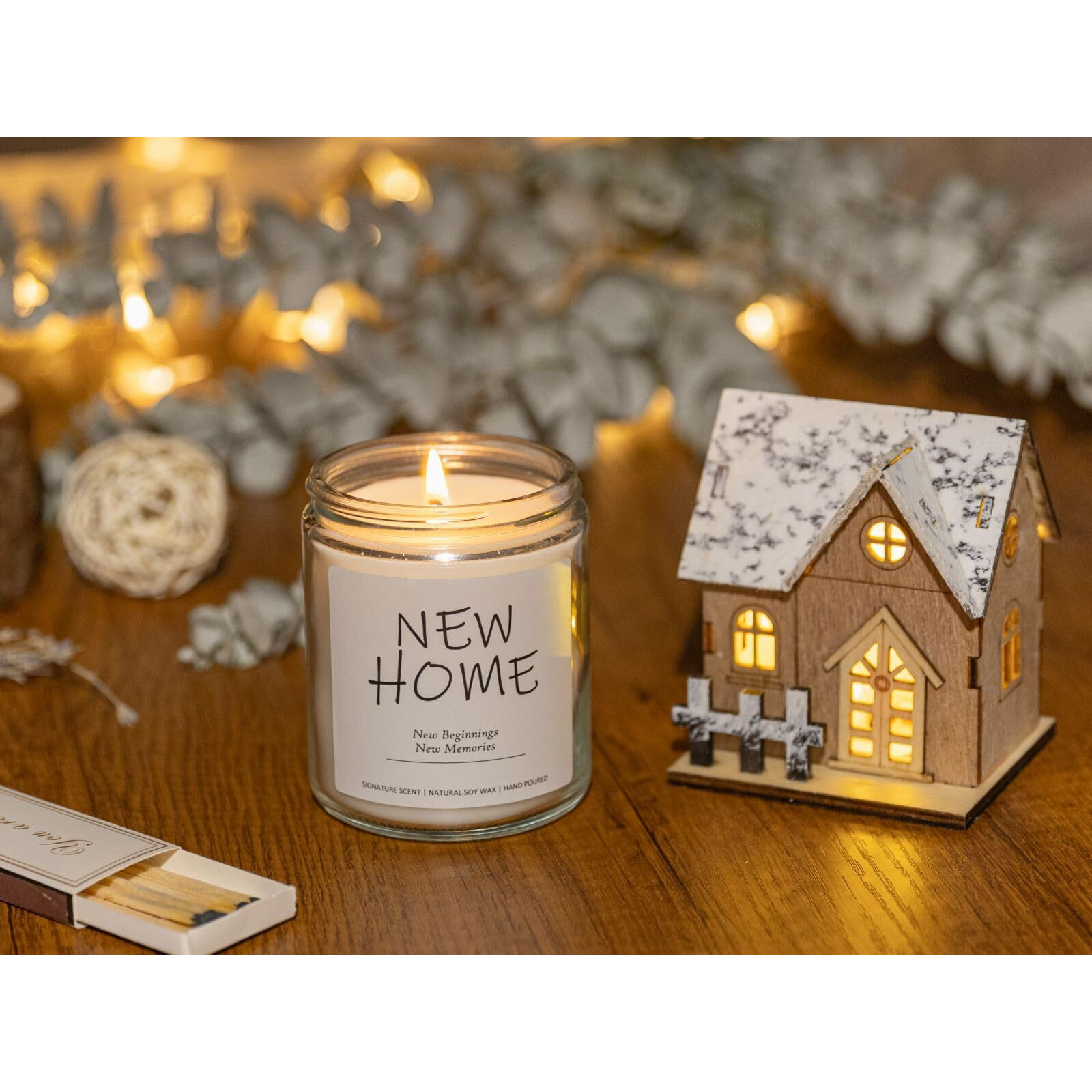 Housewarming Gifts, New Home Gift Ideas, Home Gifts For Housewarming - Lavender & Eucalyptus, Crafted By Natural Soy Wax & Natural Essential Oils, 7Oz