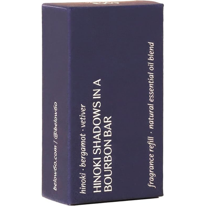 Below 60 Home Plug-In Diffuser Refills - Hinoki Shadows In A Bourbon Bar - Sophisticated And Woodsy - Clean, Essential Oil-Based Fragrance - Founded By Hilary Duff - Hinoki, Bergamot, And Vetiver