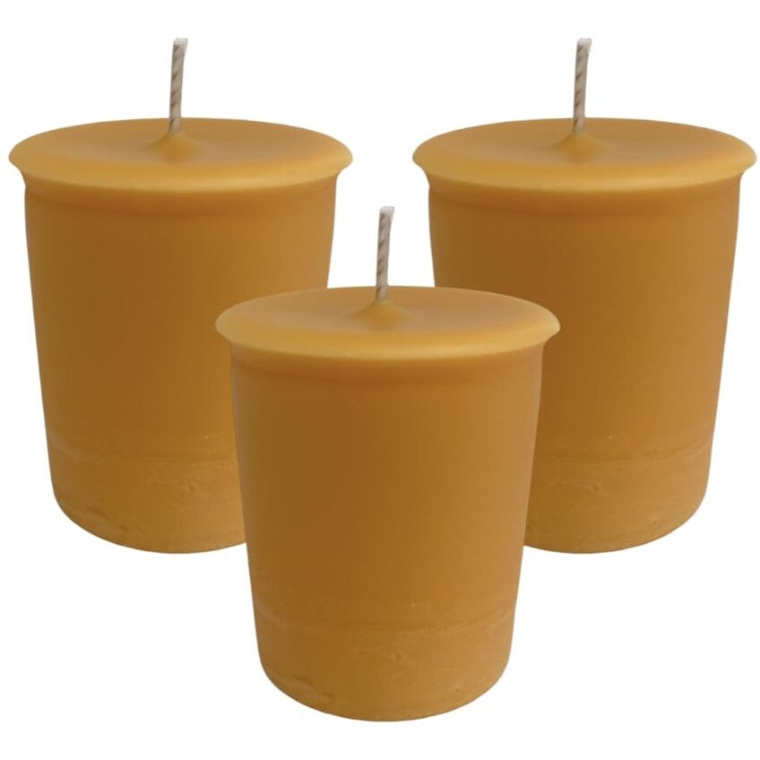 Mister Candle Spring/Summer Votive Collection Handmade Scented Votive Candles Bulk, Small Candles With Premium Wax & Essential Oils, 15 Hour Burn Time, Made In Usa, (Pumpkin Pie)
