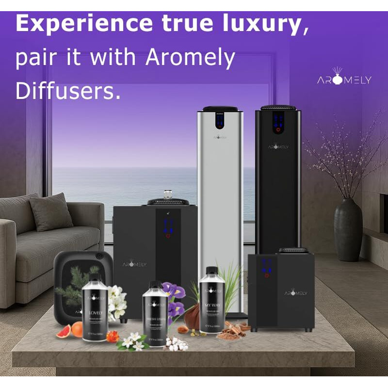 Marbella Inspired By Aria Hotel Aromely Hotel Selection Diffuser Oil - Fragrance From 5-Star Hotels - Luxurious Notes Of Lemon Crme, Raspberries, Pomegranates, And White Woods (50Ml)