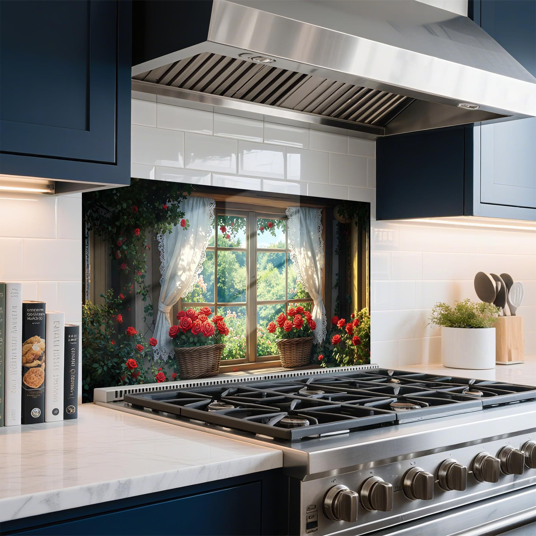 Kitchen Wallpaper Self Adhesive Oil Proof Sticker Waterproof Backsplash Wall Protector Film Removable Paper For Cupboard 30 X 16 Inch