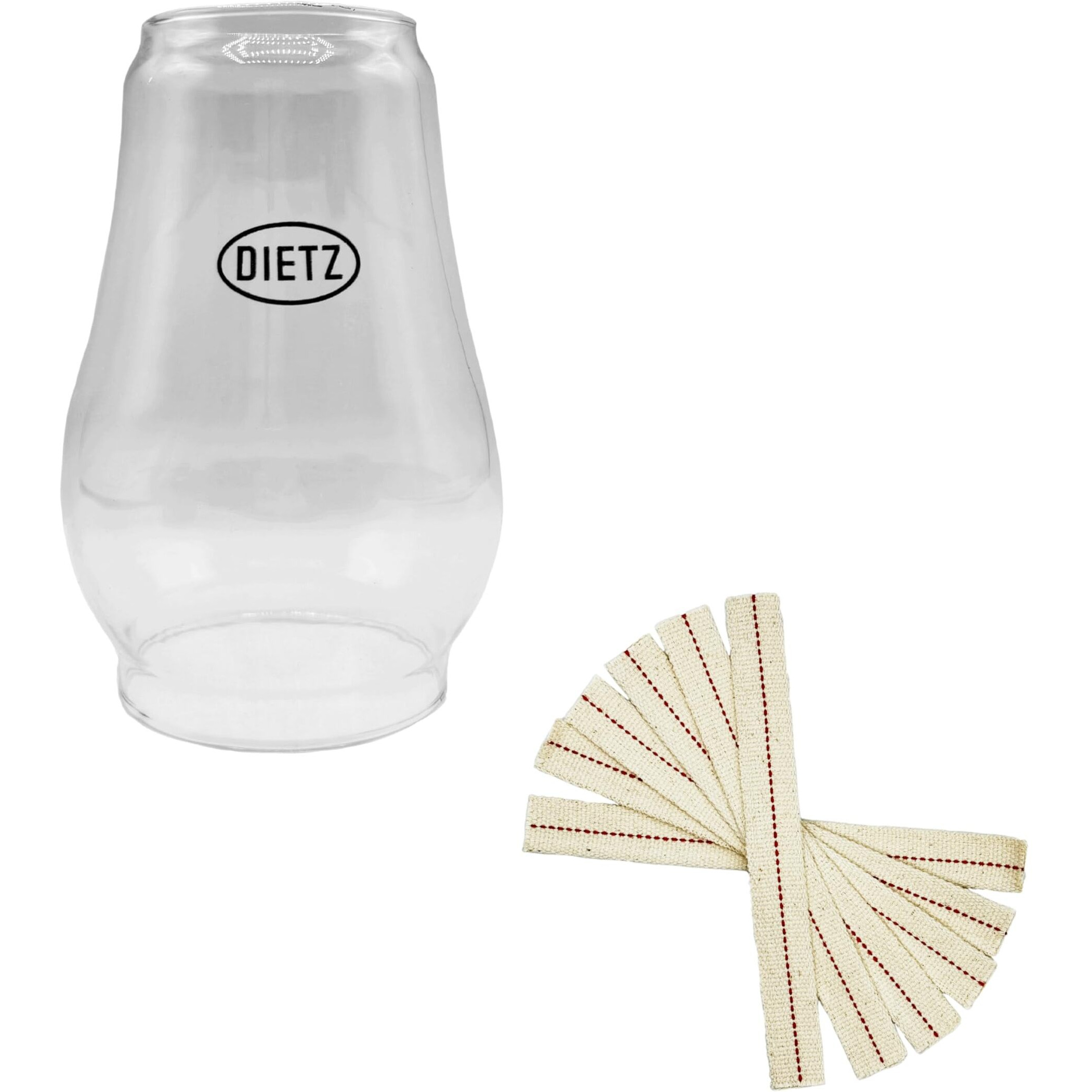 Light Of Mine - Dietz 80 Blizzard Oil Lantern With 7/8"" Replacement Wick Strips (Replacement Blizzard Globe With Wick)