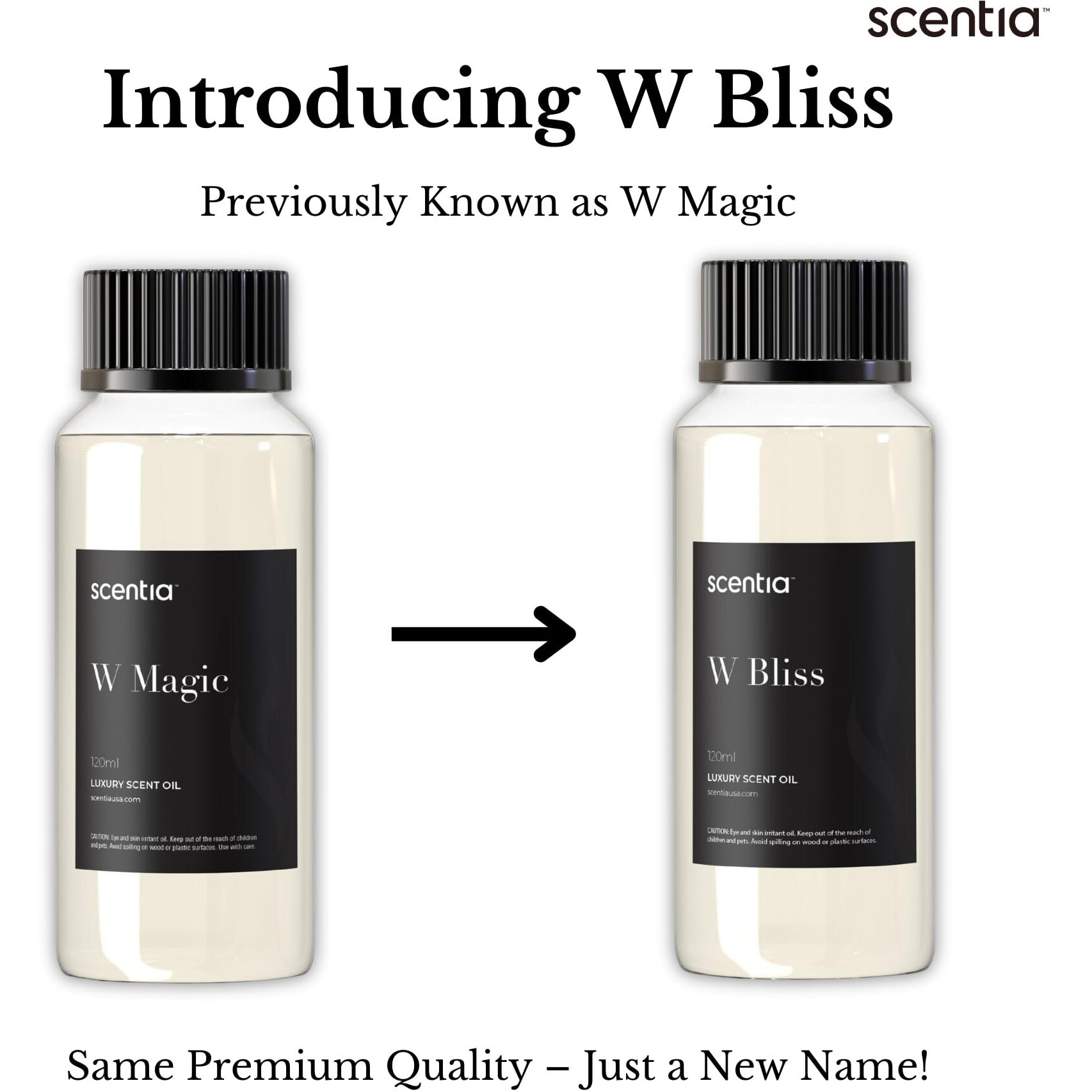 Scentia W Magic Hotel Diffuser Oil Inspired By W Signature Hotel - 120 Ml 4.06 Fl Oz - Aromatherapy Fragrance Inspired By 5-Star Hotels | Notes Of Bergamot, Lemongrass, Jasmine