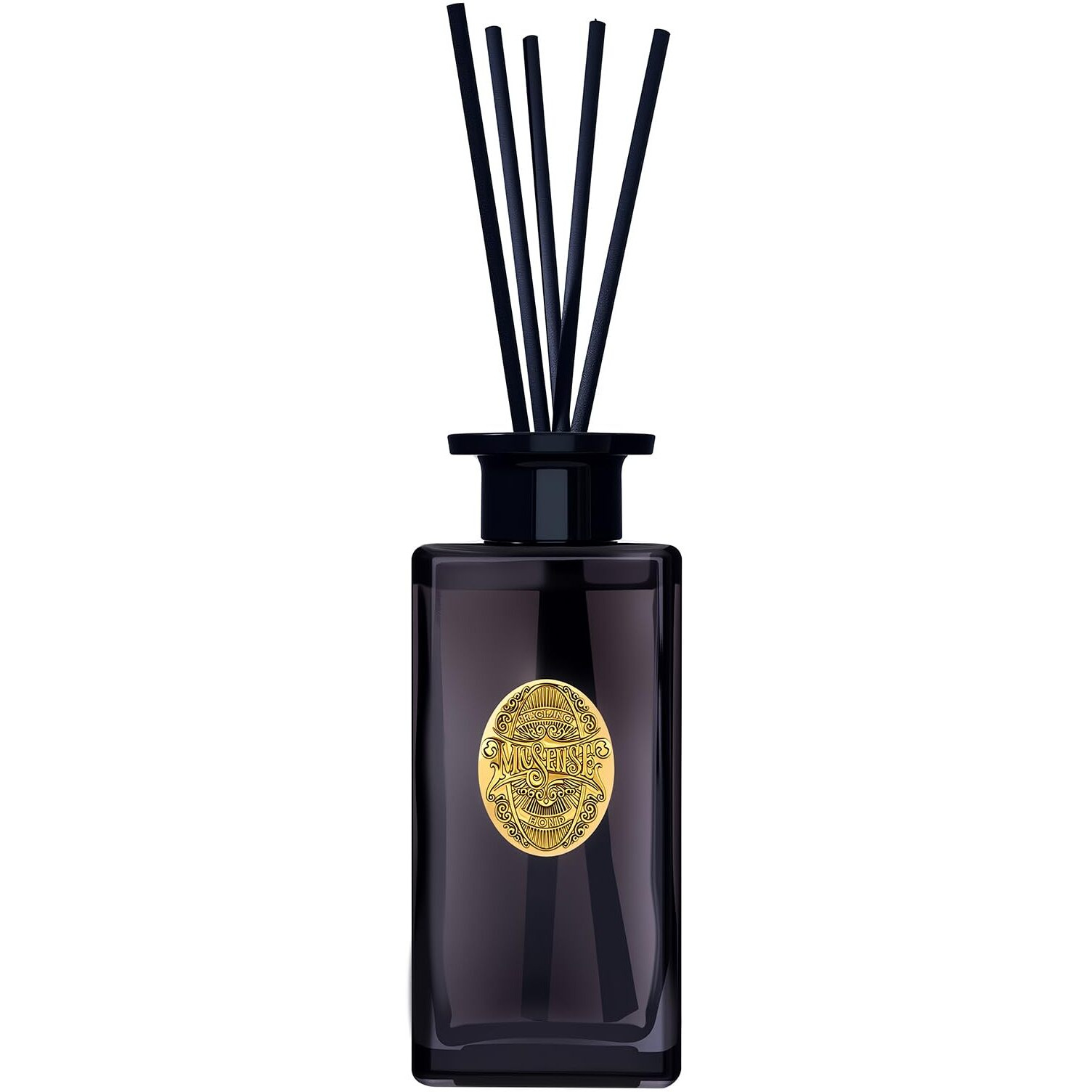 M&Sense 10.14 Oz Large Reed Diffuser Set | Oud Wood Scent Oil Diffuser With Sticks | Hotel Collection Non-Toxic Essential Oil |For Bedroom Bathroom Living Room