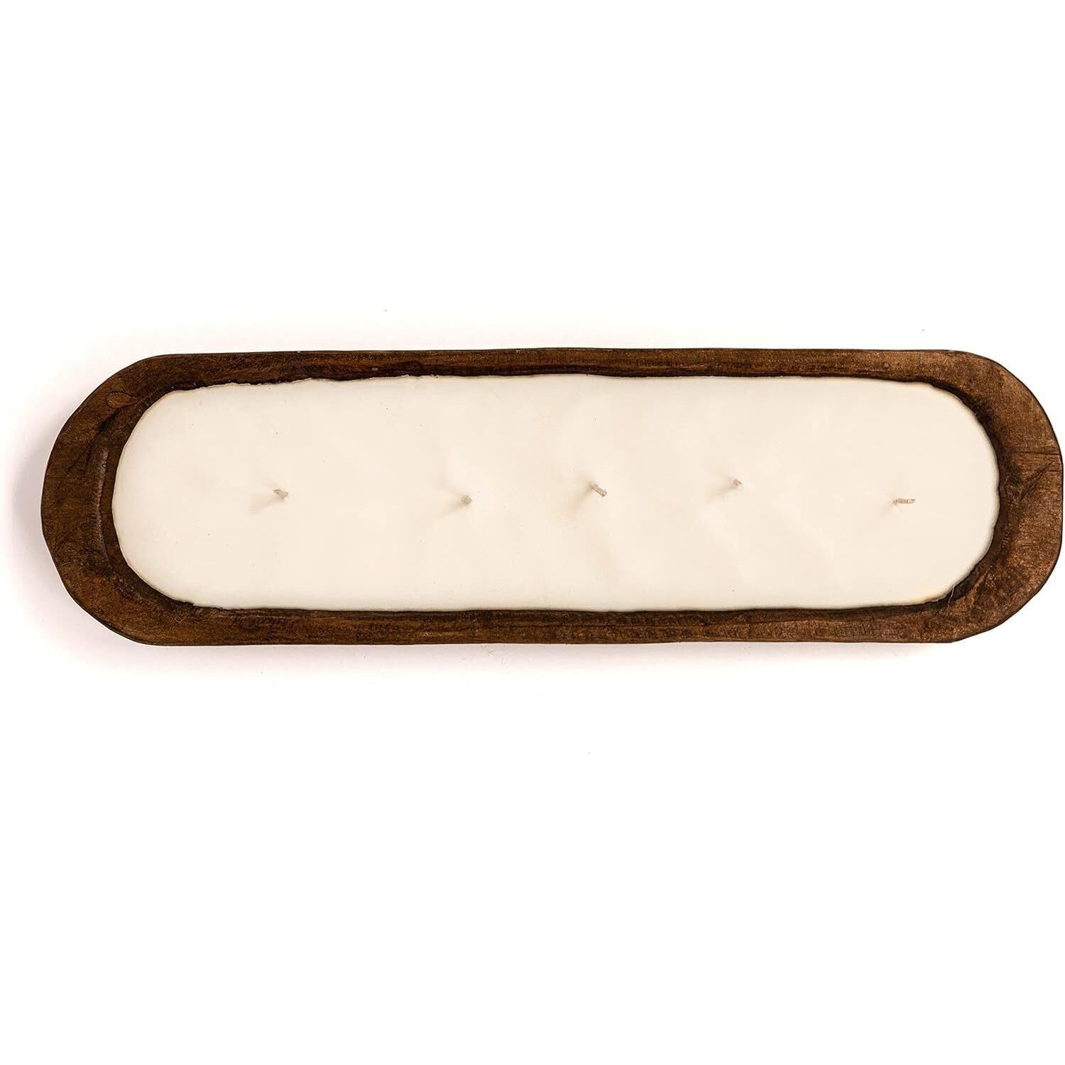 Red Barn Candle Company Wood Dough Bowl Candles | 100% Natural Soy Wax & Essential Oil Infused | Odor Eliminating + Pet Safe | Scented Candle Gifts For Men & Women (5-Wick, Flower Shop)