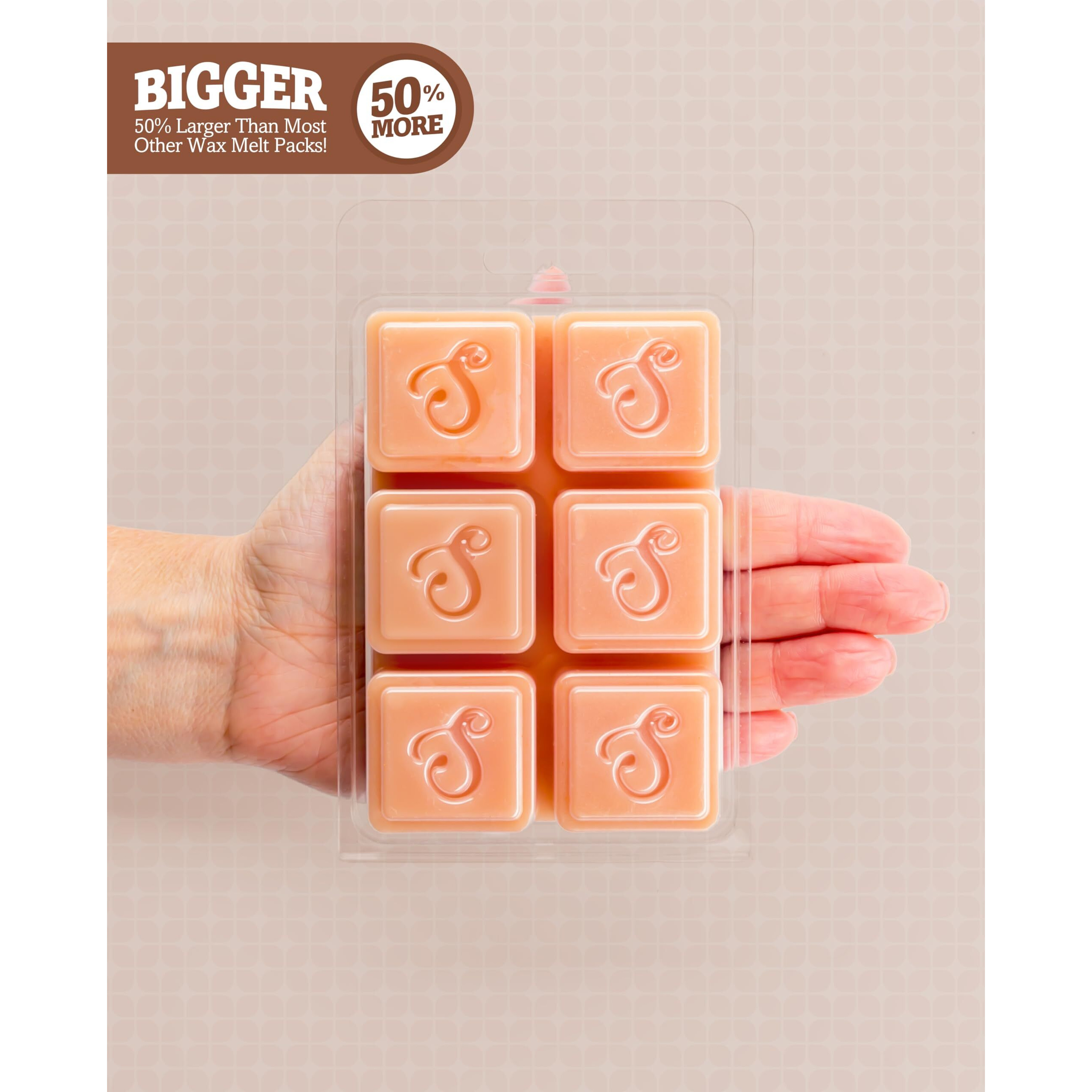 Shortie's Candle Company Nag Champa Wax Melts Bulk Pack - Formula 117-4 Highly Scented 3 Oz. Bars (12 Oz. Total) - Made With Natural Oils - Incense & Earth Air Freshener Cubes Collection