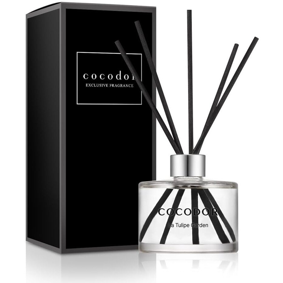 Cocodor Signature Reed Diffuser Set/La Tulip Garden / 6.7Oz /1 Pack/Home Fragrance Diffuser, Oil Scent Diffuser For Bathroom Shelf Decor