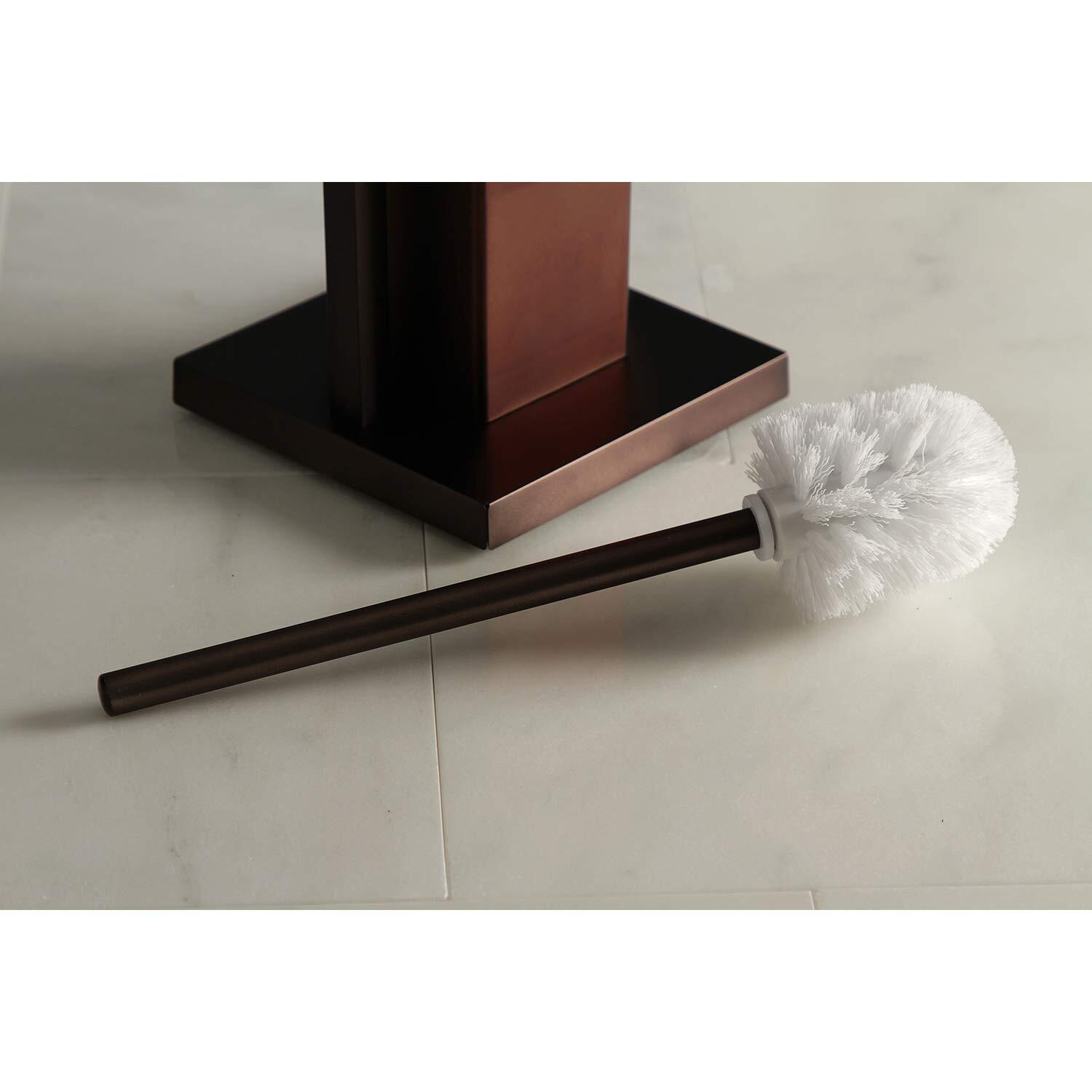 Kingston Brass Scc8345 Edenscape Pedestal Toilet Paper Holder With Toilet Brush Holder, Oil Rubbed Bronze