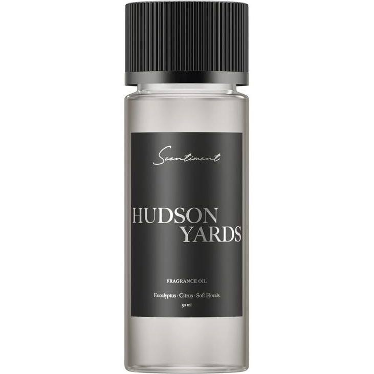 Scentiment Diffuser Oil - Hudson Yards | Aromatherapy Home Fragrance | Inspired By Equinox Hotel | Luxurious Scent With Notes Of Eucalyptus, Citrus, Soft Florals (50 Ml)