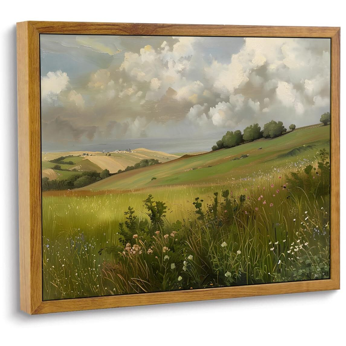 Artzio Framed Landscape Oil Canvas For Painting