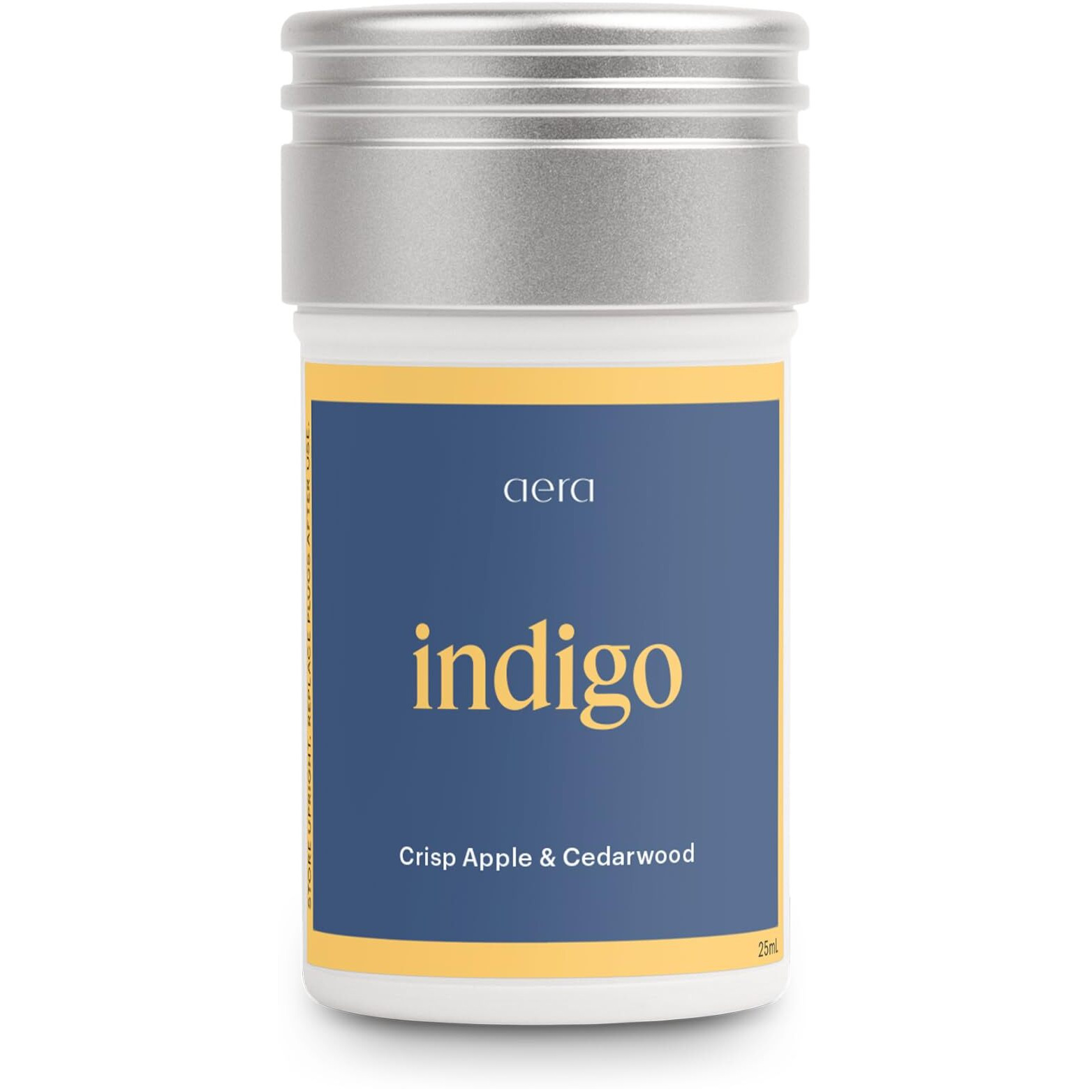 Aera Indigo - Essential Oil For Home - Crisp Apple And Cedarwood Fragrance - Notes Of Citrus, Jasmine And Sandalwood- Scent Refill - Works With The Diffuser