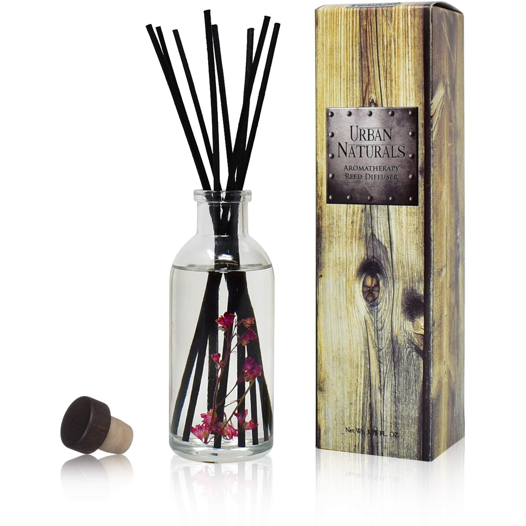 Urban Naturals Eucalyptus Sage Reed Diffuser Oil Gift Set | Eucalyptus, Sage, Mint, Lime & Cedarwood Essential Oils| Soothing & Relaxing Scent For Bathroom Or Bedroom