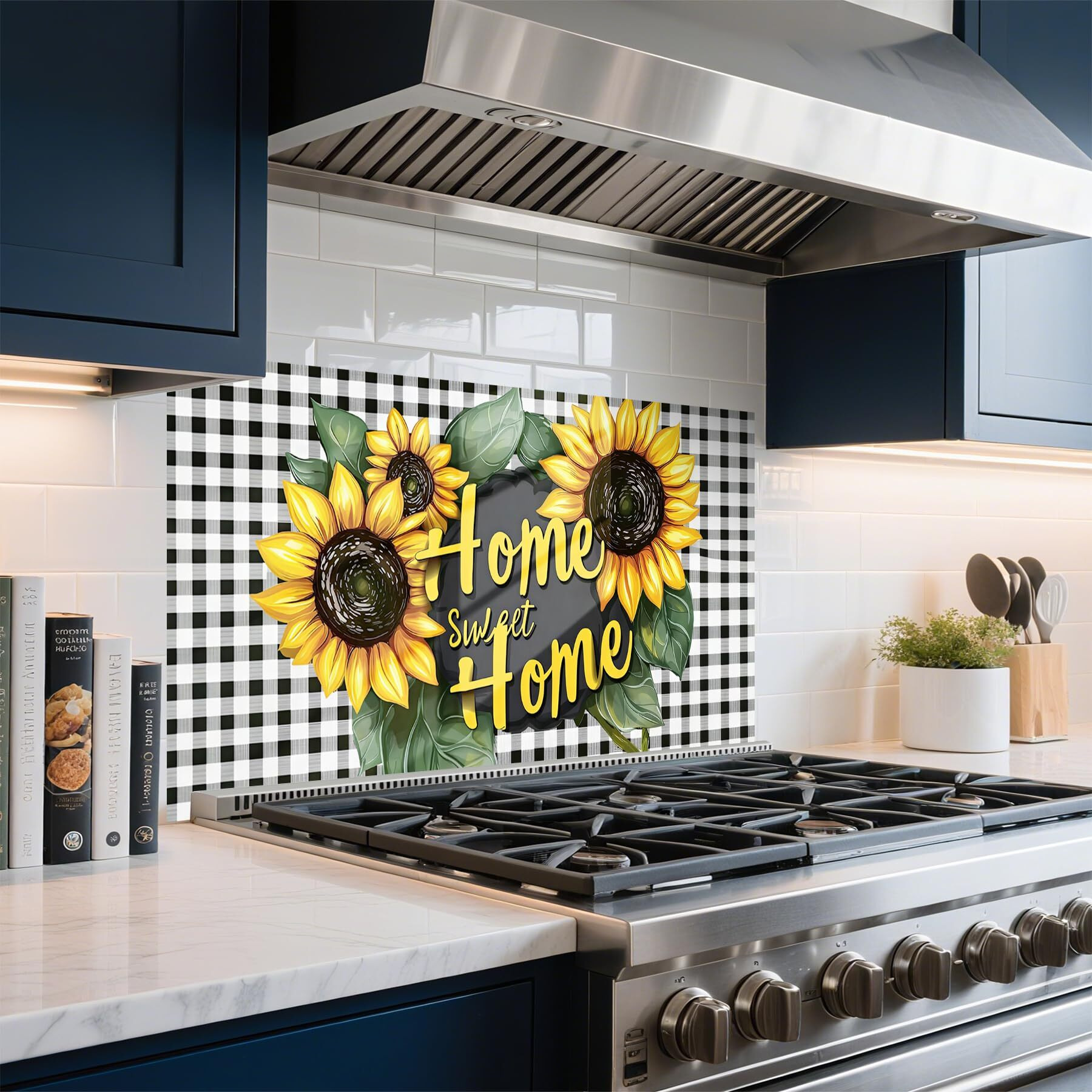 Kitchen Wallpaper Self Adhesive Oil Proof Sticker Waterproof Backsplash Wall Protector Film Removable Paper For Cupboard 30 X 16 Inch