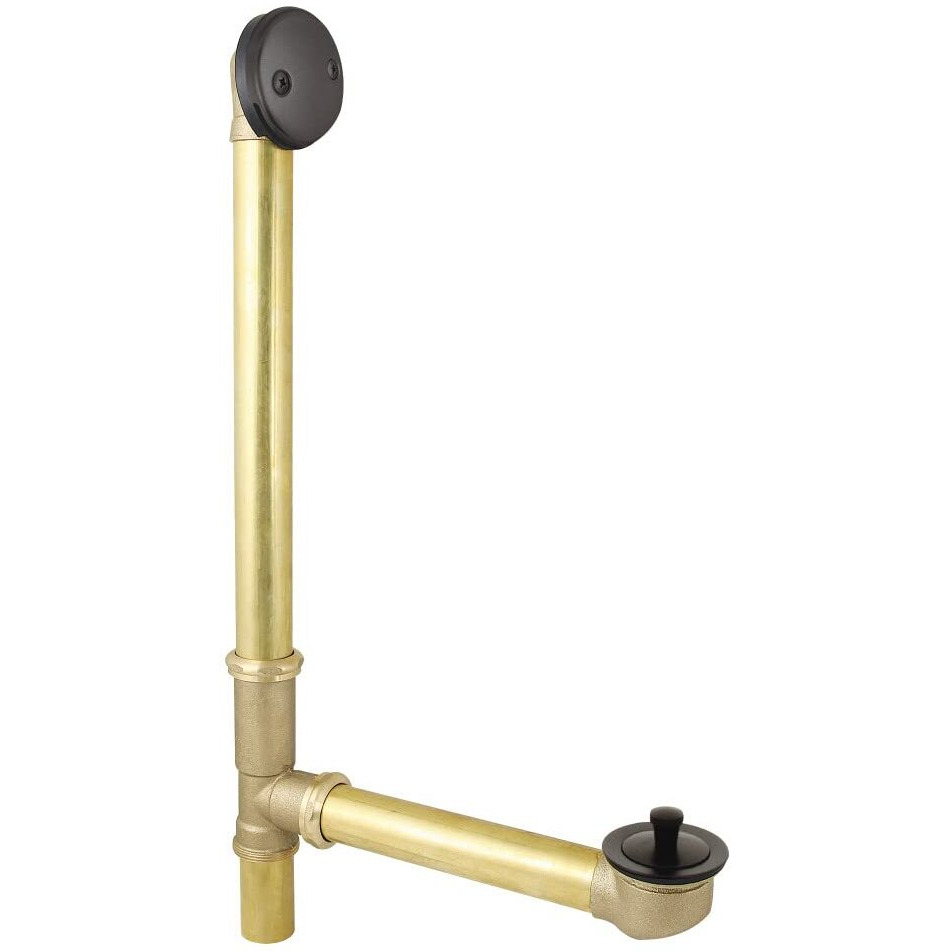 Kingston Brass Dll3185 Made To Match Clawfoot Tub Drain, 27-1/2 Inch Length, Oil Rubbed Bronze