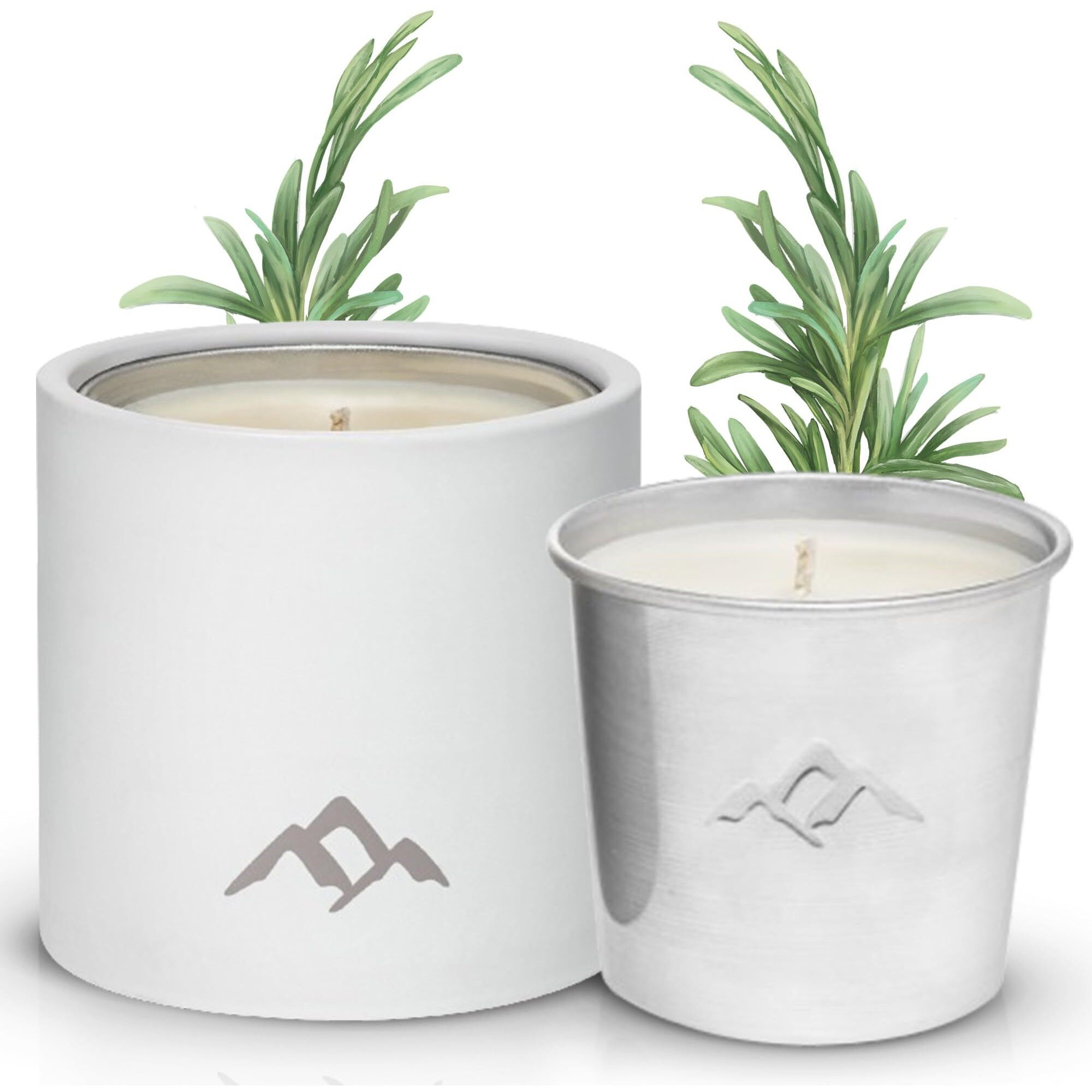 Murphy's Naturals Refillable Mosquito Repellent Candle For Outdoor Patio, Deet-Free, Plant-Based Essential Oils, Soy & Beeswax Blend, White, 9 Oz, 1-Pack