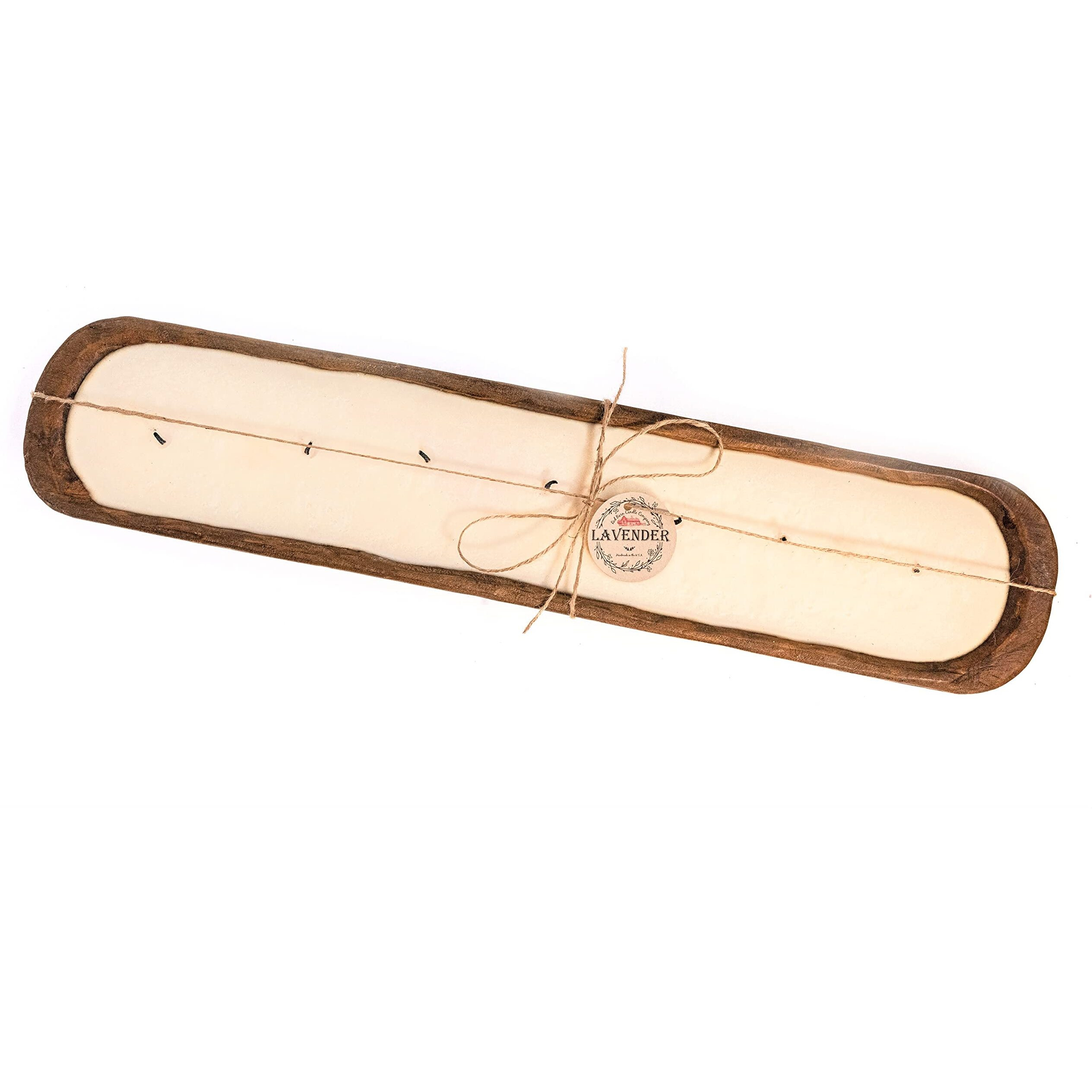 Red Barn Candle Company Wood Dough Bowl Candles | 100% Natural Soy Wax & Essential Oil Infused | Odor Eliminating + Pet Safe | Scented Candle Gifts For Men & Women (Pumpkin Spice, 7-Wick)