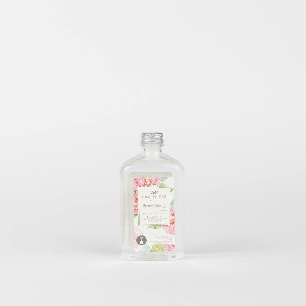 Greenleaf Gifts Home D  Cor Reed Diffuser Oil Refill For Decorative Reed Diffusers-Peony Blooms