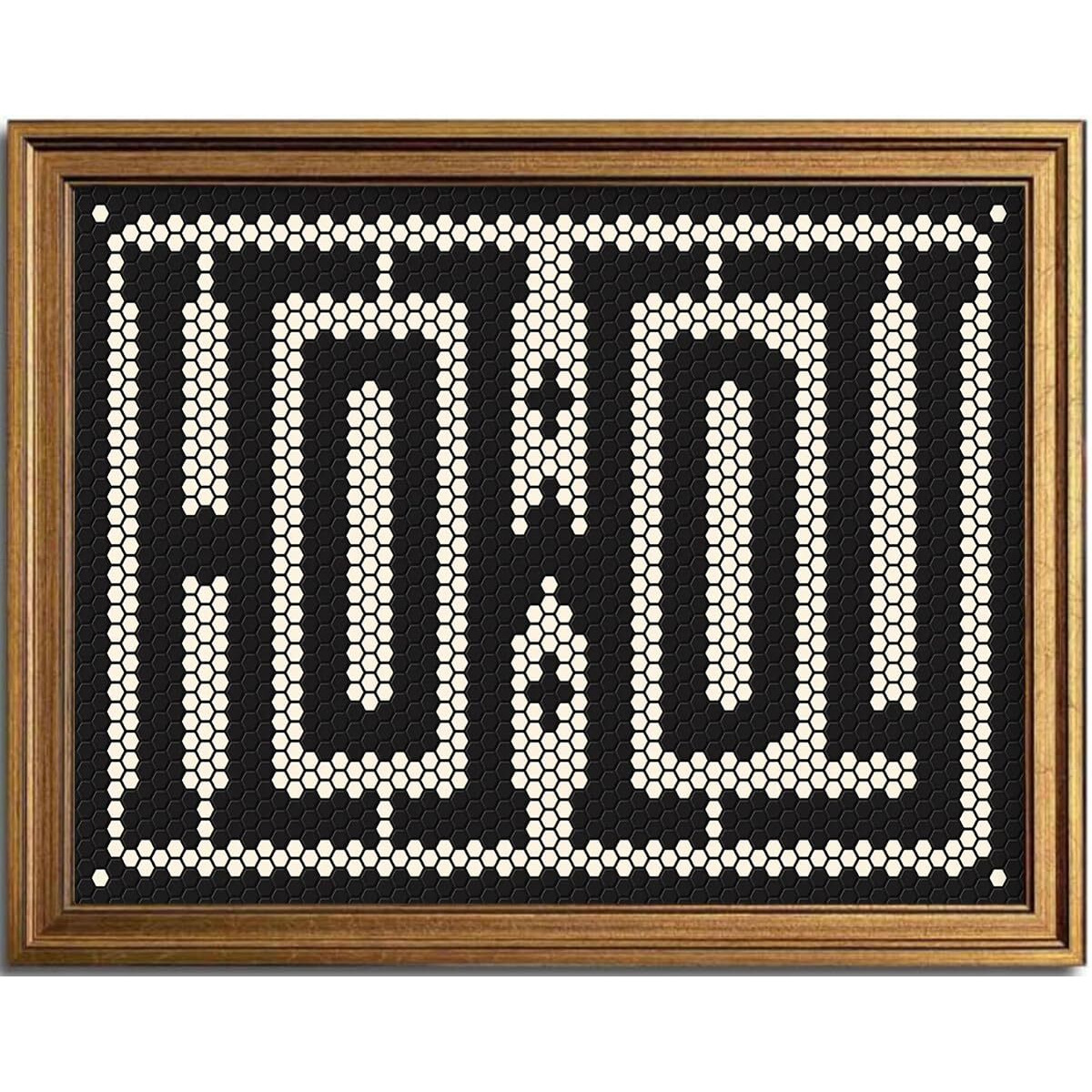 Kbkbart Gold Framed Wall Art Western Decor, Vintage Western Wall Decor Howdy Poster, Southwestern Wall Art Farmhouse Decor, Rustic Cowboy Cowgirl Art Prints Entryway Oil Painting For Bedroom, Living Room, Gallery, Vintage Western Pictures Wall Decor(8"&quotX10"")
